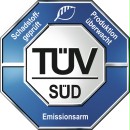 Отметка TÜV “С низким уровнем вредного воздействия, не содержит вредных веществ, в процессе изготовления подвергается производственному контролю”